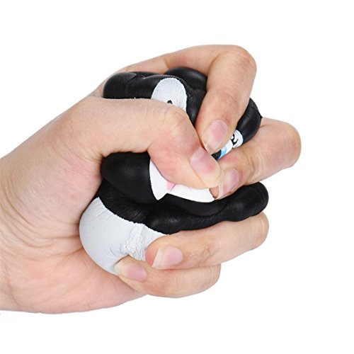 HANYI Fidget Relieves Stress Anxiety Attention, Kids Squeeze Decompression Toys Simulation Doll Squishy Cream Scented Slow Rising Toy, Colorful Pressure Decompression Educational (Female Penguins)