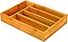 Bamboo Cutlery tray-Silverware Organizer-5 compartment-by Utopia Kitchen