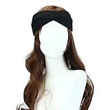 Tenworld Winter Fahion Women Bohemia Weaving Cross Headband Handmade Hairband
