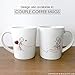 BoldLoft Love Ties Us Together Couple Pillowcases-Gifts for Him, Boyfriend, Husband, Cotton Anniversary, Christmas, Engagement, Knitting Gifts for Knitters, Valentine Pillow Cover Romantic Home Decor