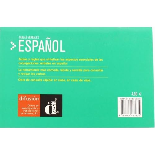 Tablas verbales Español. Nueva edición (Pons - Tablas Verbales)