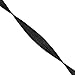 Mandala Crafts 10mm 50 Yds Roll of Black Elastic Bands for Sewing - 3/8 Flat Elastics Cord - 3 8 Inch Braided Stretch Straps for Crafting
