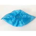 413XP86wAfL. SS150 BESTeck-100-Pack50-Pairs-Anti-Skid-Non-Slip-Disposable-Blue-Polypropylene-Shoe-Covers-One-Size-Medical-Booties-Overshoe-for-Home-Lab-Clinic-Hospital-Carpet-Cleaning-Real-Estate-Safety-Shoe-Protectors