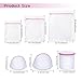 Set of 6 Mesh Laundry Bags KSANA Durable Mesh Wash Laundry Bag Suitable for Blouse, Hosiery, Stocking, Underwear, Bra and Lingerie, Travel Laundry Bag