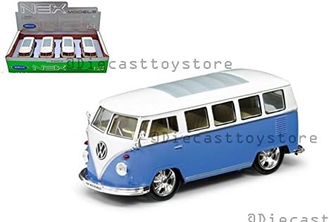 WELLY 1:24 DISPLAY 1962 VOLKSWAGEN BUS LOW RIDER 4PCS
