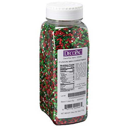 26 oz Christmas Fusion Quins Sprinkles Mix