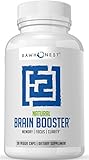 Natural Brain Supplement Nootropic - Promotes Memory, Focus & Clarity, Physician Formulated Brain Function Support with Rhodiola Rosea Extract, Bacopa Monnieri, Grapeseed Extract & More