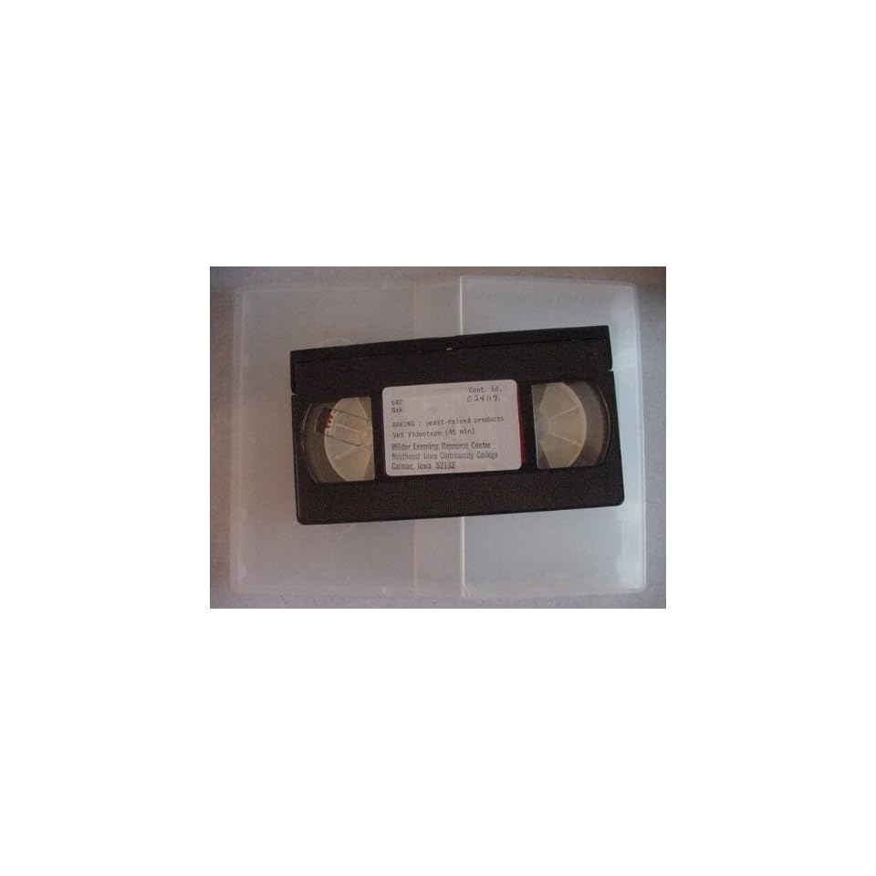VHS Video Tape of Baking Yeast Raised Products on PopScreen