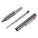 nekigoen Ballpoint Pen with Gift Box for Men Women,Luxury Stainless Steel Retractable Pen Executive Home Office Use, and 2 Extra Refills Black Ink 1.0mm B2 (Gray)