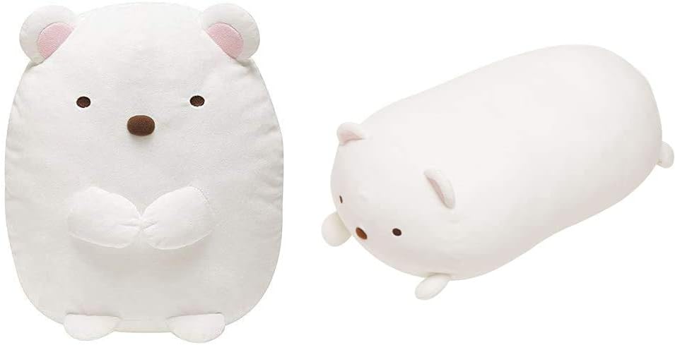 Amazon すみっコぐらし ぬいぐるみ しろくまl すみっコぐらし スーパーもーちもち抱きまくら しろくま Mr セット買い おもちゃ おもちゃ