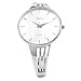 Silver String Style Band Luxury Women's Bangle Cuff Watch
