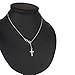 Ammazona Fashion Casual Personality Infinity Cross Lariat Pendant Necklace Chain
