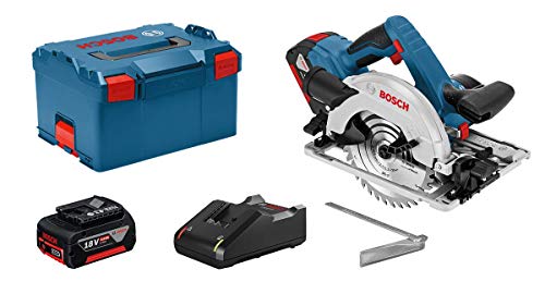 Bosch Professional 18V System Akku-Handkreissäge GKS 18V-57 G (kompatibel mit Führungsschiene, Schnitttiefe: 57 mm, inkl…