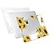 Arike MacBook Air 13 Inch Case with Touch ID 2021 2020 2019 2018 Release A2337 M1 A2179 A1932, Sunflower Matte See Through Clear Hard Case with Keyboard Cover & Mouse Pad