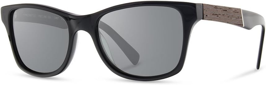 Shwood - Canby Square Acetate & Wood Sunglasses - Black // Ebony