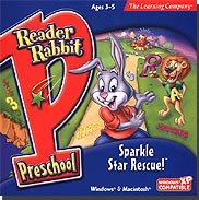 Brand New Learning Company Reader Rabbit Preschool Sparkle Star Rescue Auto-Adjusting Skill Levels