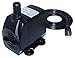 Lyqily 740GPH Water Pump Ultra Quiet 55W Submersible Fountain Aquarium Fish Pond Hydroponic Pump with 8.5ft High Lift, 5.9ft Three-pin Plug Power Cord, 2 Nozzles