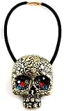 cuhair Girl Women Retro 2pcs Skull Hair Accessories Elastic Ties Plastic Hair Rope Fashion Hair Headband Ponytail Holders Hair Tie Assorted Hair Accessories