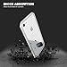 iPhone 8 Case, LIGHTDESIRE Slim Bumper [Magnetic Adsorption Installation] iPhone 7 Case Tempered Screen Cover Front and Back Case Aluminum Metal for iPhone 8/7 (Silver)