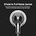 In-Ear Earbuds Headphones with Super Bass Mic Noise Cancelling HIFI DJ Professional Monitor Metal Wired Earphones for Android IPhone Universal 3.5MM - Gray