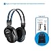 SIMOLIO 1 Pack of Vehicle Headphone, Support Car DVD Player, Car Headphone for Rear Entertainment System, Durable and Flexible for Kids, Wireless Infrared Headphone with 3.5mm AUX Cable primary