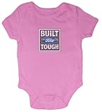 Built Ford Tough pink baby infant t-shirt tee shirt romper one piece body snap suit