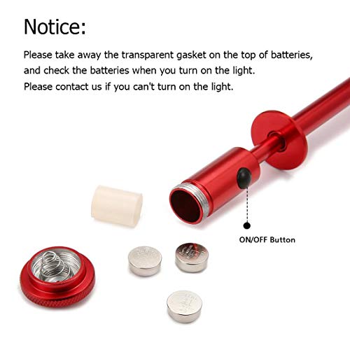 image for UTSAUTO Pick-Up Tool Set 3 Pcs Magnetic Pick-Up Grabber Tool with LED 