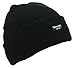 Thinsulate Mens Adult Winter Thermal Knitted Black Beanie Hat and Gloves set