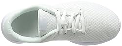 NIKE Big Kids' Tanjun Sneakers, White, 6.5 M US