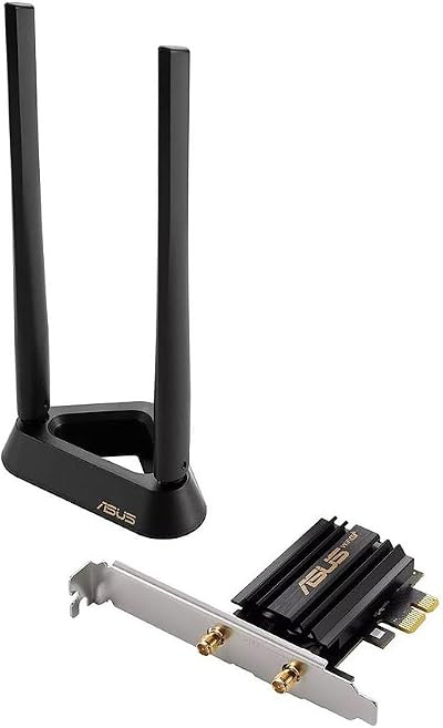 ASUS PCE-AXE59BT AXE5400 Wi-Fi 6E Tri-Band PCIe Adapter Bluetooth 5.2 OFDMA