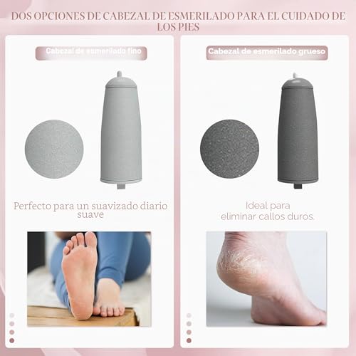 Electric Callus Remover for Feet, Rechargeable Electronic Pedicure Tools for Foot Filers, Professional Pedi Foot Care for Dry/Dead Skin