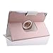 Thankscase Case Compatible for iPad Pro 9.7, Rotating Case Stand Cover for iPad Pro 9.7 with Wallet Pocket with Hand Strap with Auto Sleep/Wake for iPad Pro 9.7 (Rose Gold)