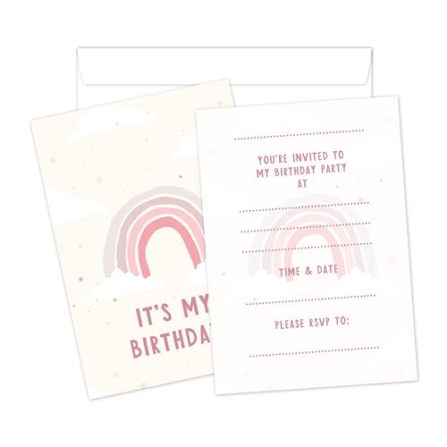 12 Invites and envelopes