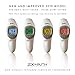 Zoe+Ruth Non Contact Forehead Thermometer for Adults, Kids and Baby, No Touch Digital Infrared Fever Alert. Instant Read. Protective Plastic Case Included.