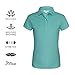 Girls Golf Dri Fit Polo Shirt for Age 5-15, JITIMAO Breathable Performance Short Sleeves T-Shirt Slim Fit
