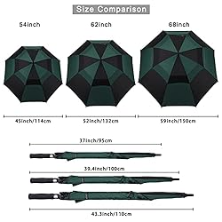 G4Free 54 Inch Automatic Open Golf Umbrella