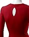 Doublju Women Stretchy Round Neckline Fitted Long Sleeve T-Shirts