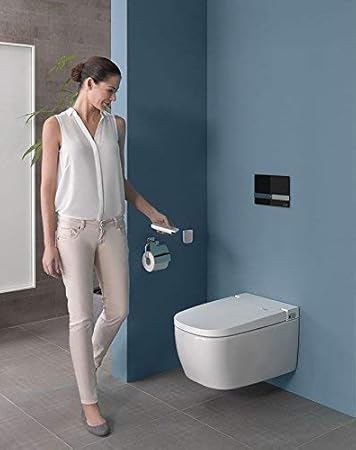 Vitra V-Care Basic Spülrandloses Dusch Wand-WC mit Taharet/Bidet Aqua Clean