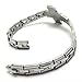 jonline24h Stainless Steel Cross Bracelet for Unisex Mens Womens - Silver - 8 Inch Gift