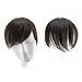Oubeca 100% Remy Human Hair Top Piece Virgin Human Hair Toupee Handwoven Bangs Clip In Extensions For Thin Hair …