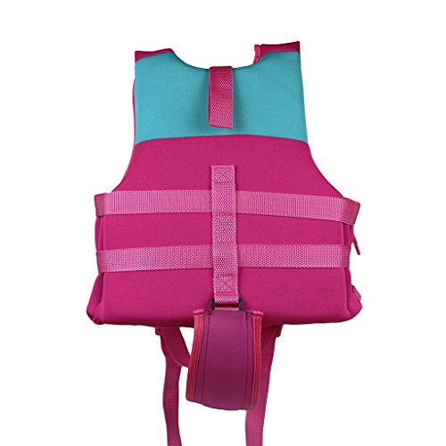IvyH Life Jacket for Kids, Children Float Jacket Vest Learn to Swim Swim Vests for Girls Pink