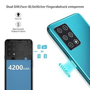 Cinque Fotocamera 8GB+256GB HAFURY GT20 Smartphone 2020 Androdi 10 6.4 Pollici 4200mAh Impronta Digitale dual SIM NFC… - immagine 8