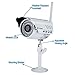 LESHP Wireless WIFI Security Camera Bullet IP Camera HD 1280P Home Surveillance with Night Vision Waterproof Outdoor