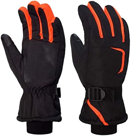 Fisstina Waterproof Ski Gloves for Men Women Winter Warm Gloves Non-slip Cycling Gloves Windproof Touch Screen Gloves Thermal Gloves