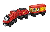 Fisher-Price Thomas Wooden Railway - James and The Dino (Tale of The Brave) (3-Pack)