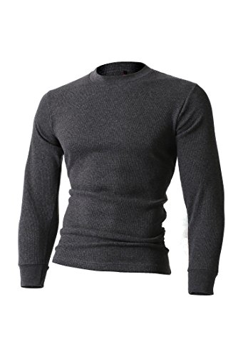 KS Mens Thermal T Shirts (Medium/ ks23_charcoal)