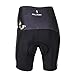 Paladin Women's Mountain Bike Pants with Inner Padded Butterfly Pattern Black Cycling Shorts Size L