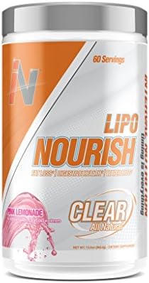 Lipo Nourish: All-Natural Bloating Relief Weight Loss Detox Powder to Help Reduce Belly Bloat, Support Digestion and Improve Nutrient Absorption with Digestive Enzymes, Pink Lemonade, 60 Servings