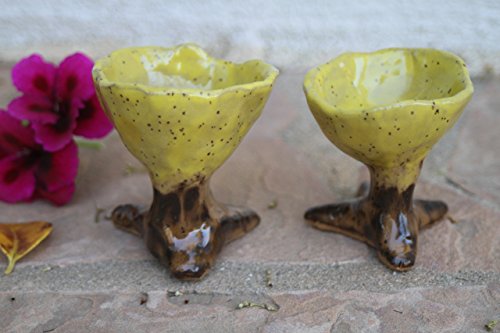 Egg cup set of 2, handmade ceramic dinnerware
