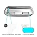 SIRUIBO Compatible Fitbit Versa Case, TPU Plated Screen Protector Rugged Cover All-Around Protective Bumper Shell Compatible Fitbit Versa Smartwatch, Silver